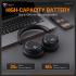ONIKUMA GT886 Wireless Gaming Headset, Gamer Casque Gamer 3-Mode 2.4G Blue Tooth Headphone for PC PS5 Switch Office - Black